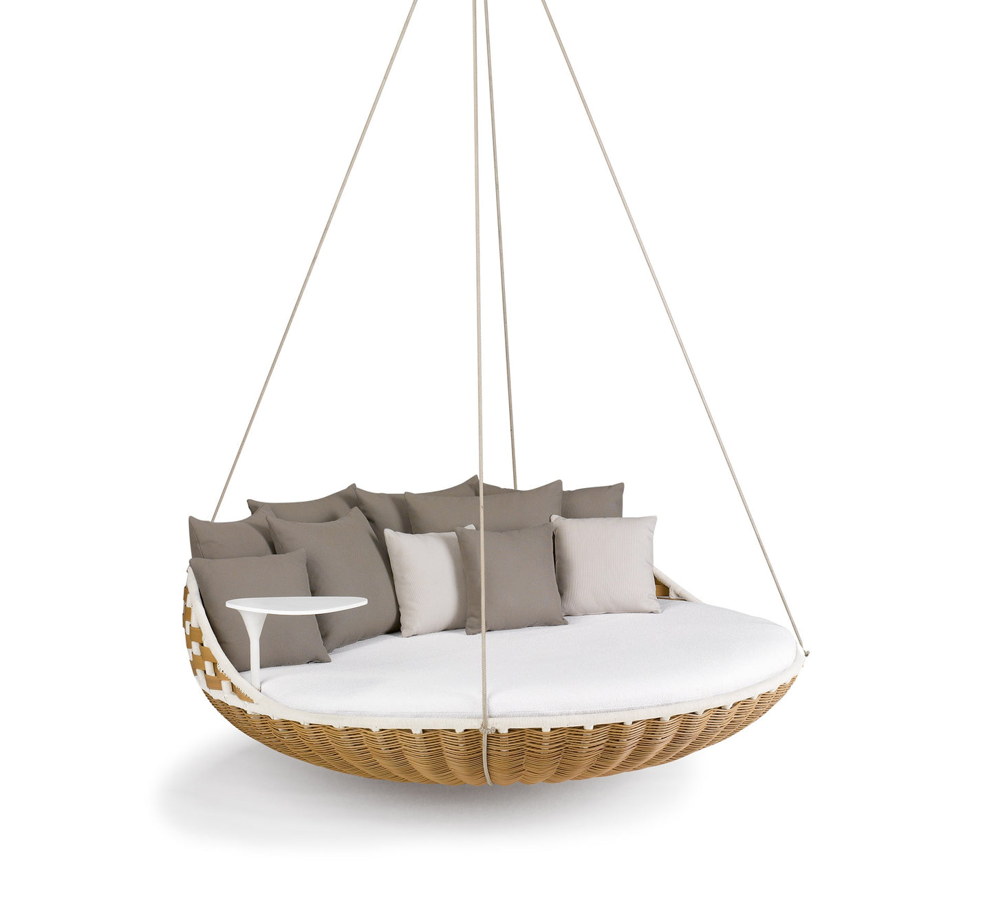 SWINGREST HANGING LOUNGER W/ROPE AND FOLDABLE SEAT CUSHION, B