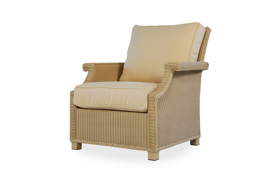 HAMPTONS LOUNGE CHAIR WITH GRADE A FABRIC/SELF WELT