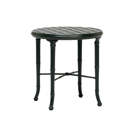 CALCUTTA 20 INCH CAST ALUMINUM SIDE TABLE