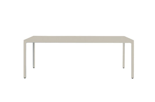 ILLUM 83.5x39.5 DINING TABLE / ALUMINUM BASE / CERAMIC TOP