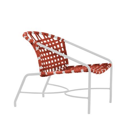 KANTAN ALUMINUM LOUNGE CHAIR WITH SUN CLOTH STRAP