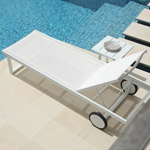 ALLUX LOUNGER / REGULAR SLING / ALUMINUM WHEELS / STANDARD FINISH