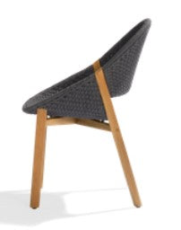 ELIO DINING ARMCHAIR / TEAK BASE