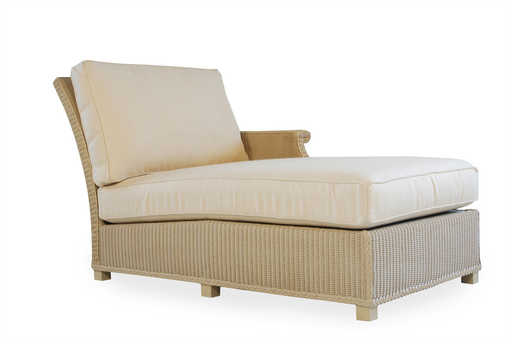 HAMPTONS LEFT ARM CHAISE WITH GRADE B FABRIC/SELF WELT