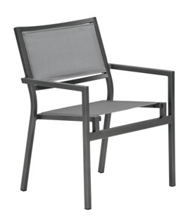 CABANA CLUB DINING CHAIR/ALUMINUM FRAME/GRADE B SLING