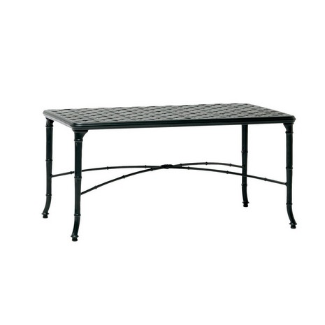 CALCUTTA 24x42 CAST ALUMINUM COFFEE TABLE