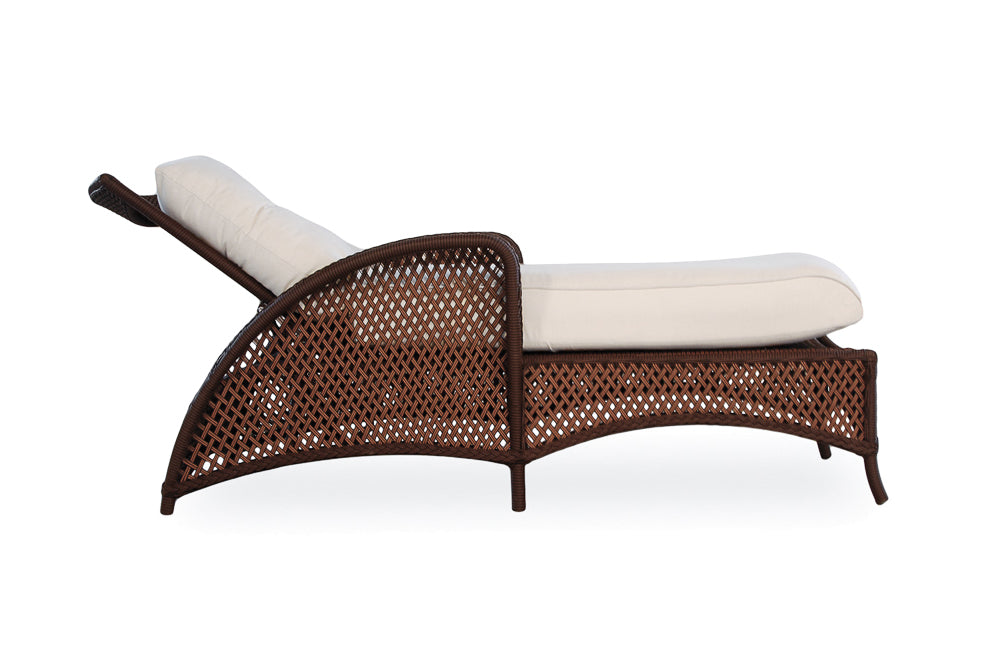 GRAND TRAVERSE CHAISE / GRADE A FABRIC/SELF WELT