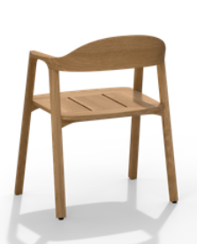 NOMAD DINING ARM CHAIR / TEAK