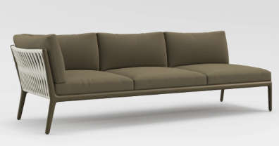 H LEFT ARM SOFA, GRADE A