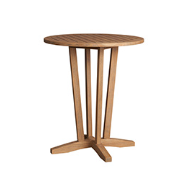 TEAK 30" ROUND BAR TABLE