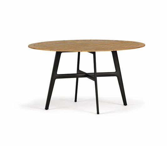 SEAX 55 INCH ROUND DINING TABLE / TEAK TOP