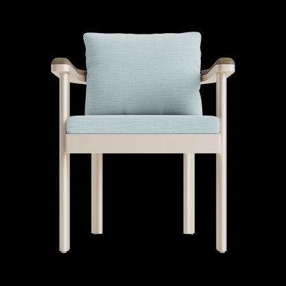 LUCA ARM CHAIR WITH TEAK ARM / GRADE A